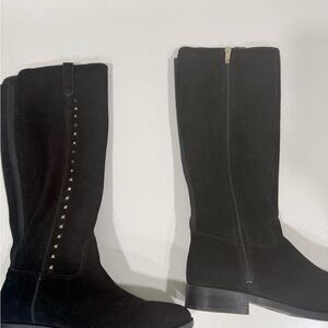 Marc Fisher Black Boots with Stud Detail